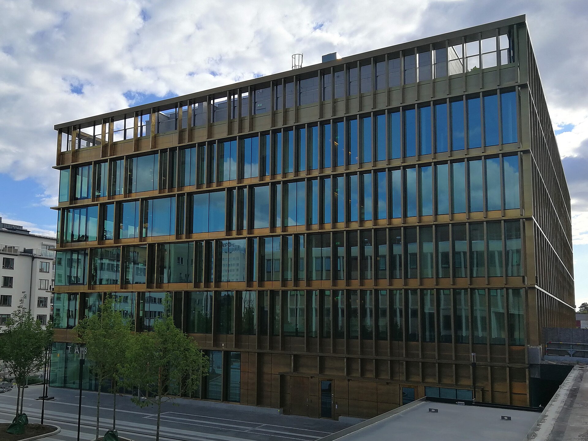 Täby kommunhus i Täby Centrum aug 2017, bild kopplad till Täby.