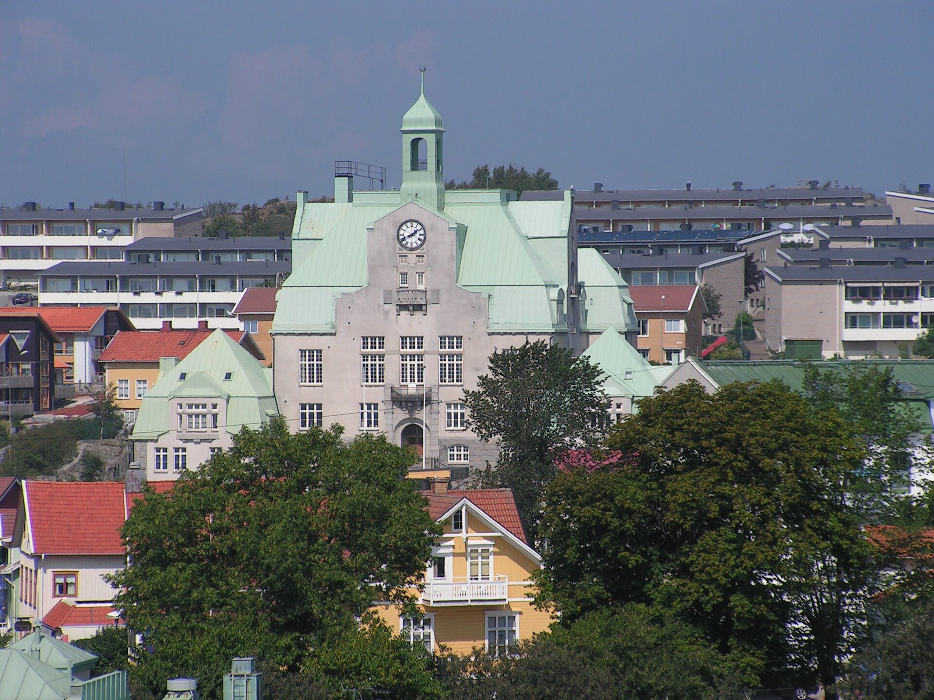 Strömstads stadshus, bild kopplad till Strömstad.