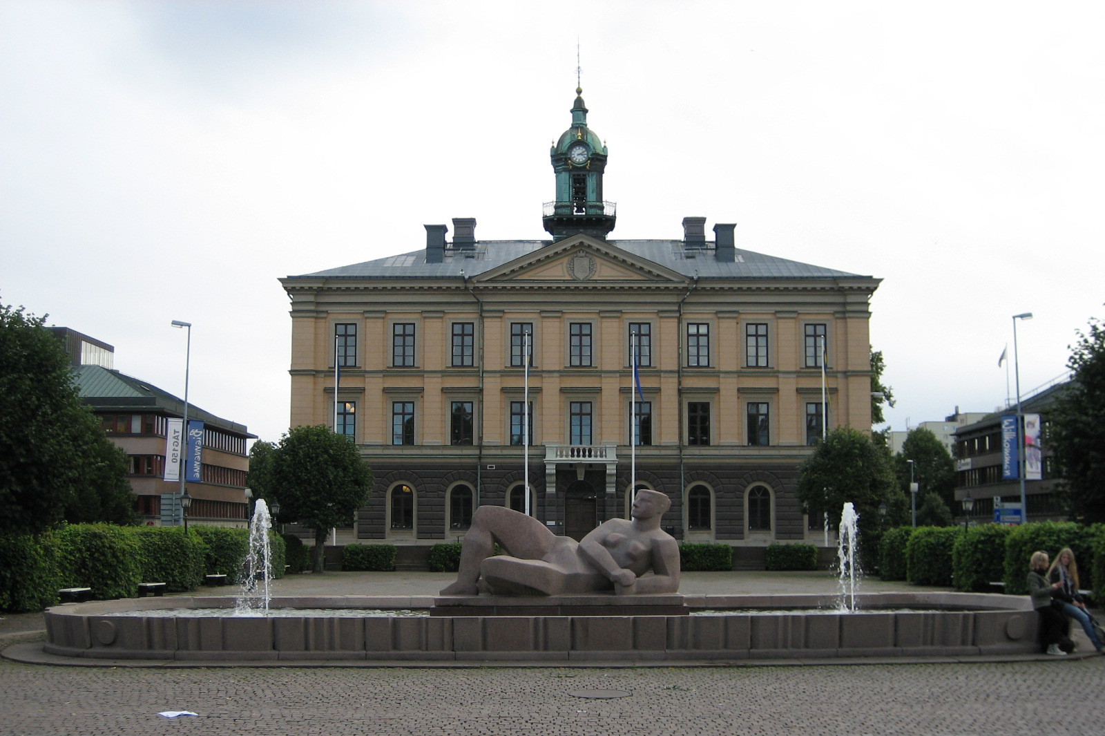 Rådhuset, Gävle, från norr, bild kopplad till Gävle.